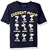 Peanuts Toddler Boys Snoopy Short Sleeve T-Shirt, Navy, 4T