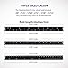 Engineer Scale Ruler, 30CM Aluminum Triangular Scale Rulers Laser-Etched Imperial Drafting/Drawing Tool …