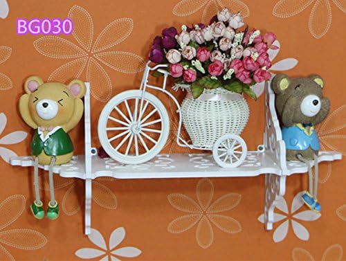 Elegant Wall Mounted Shelve,shabby chic, Carved Look WPC ( wood plastic composite) Shelf White Art Decor