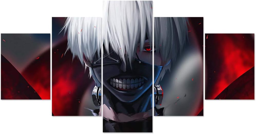 Tokyo Ghoul Anime Poster Kaneki Ken Prints on Canvas Unframed Wall Art