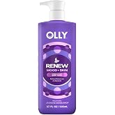 OLLY Renew Body Wash with Vitamin D, Retinol &amp; Botanicals - 17oz | For dry skin, Helps repair the skin barrier, With vitamin C for Skin Barrier Repair, Deep Hydration, Jasmine Bergamot Scent
