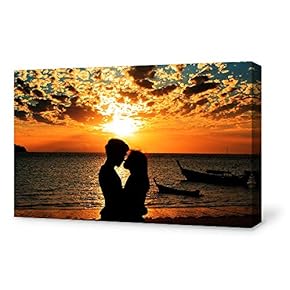 Canvas Wall Art for Living Room,Bedroom Home Artwork Paintings Lovers Ready to Hang - 12x18 inches