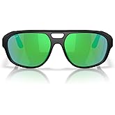 Costa Del Mar Mens Street Heat Rectangular Sunglasses