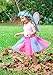 Enchantly Fairy Costume - Fairy Wings for Girls - Butterfly Costume for Girls - Hot Pink and Blue Wings, Tutu, Wand and Halo