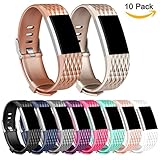 Vancle Bands for Fitbit Charge 2, Soft Comfortable Charge 2 Replacement Band for Fitbit Charge 2 Sport Accessory Fitness Wristband Small Large
