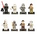 8pcs Star Wars Minifigures the Force Awaken Building Block Toys Compatible with Lego
