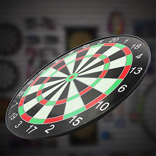 Magnetic Dart Boards Sets Regulation Sized Tournament Dartboard | 2 Sided - Classic 20 Point & Circular Bulls-Eye | 6 Steel Tipped Brass Darts design for Long Life and Flawless Performance | Great for