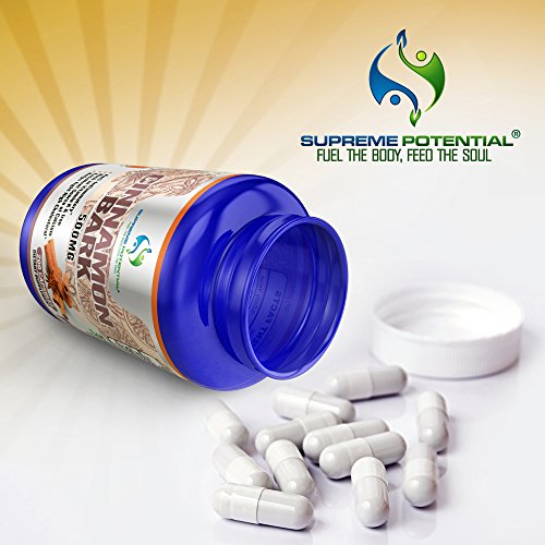 image for Supreme Potential 100% Pure Cinnamon Bark for Anti-Inflammation, Rich 