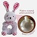 Baby Toys and Gifts -Soft rattle and squeaker set- plush pink Bunny-Stuffed Animal for Newborn Infant Twins Girl
