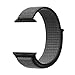 QIENGO Qifit New Nylon Sport Loop with Hook and Loop Fastener Adjustable Closure Wrist Strap Replacment Band for iwatch Apple Watch Series 1 /2 / 3,42mm,Dark Olive