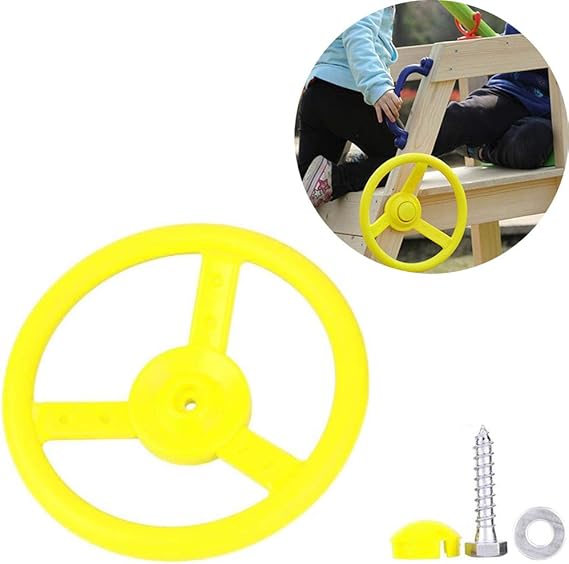 Volante De Plástico para Niños Patio De Juegos Pequeño Volante De