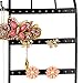 Wall Mount Jewelry Organizer Black, Marrywindix Birdcage Shape Jewelry Display Stand Rack