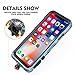 CORNMI Waterproof Case Compatible with iPhone Xs iPhone X Shockproof Case Full Sealed IP68 Certified Waterproof Shockproof Snowproof Protection Underwater Dry Bag Compatible for iPhone X/XS (Black)