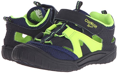 OshKosh B'Gosh Boys' Drift-B - K, Navy/Neon, 10 M US Toddler - Thumbnail 6