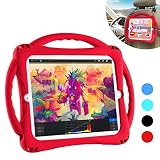 TopEsct iPad 2 Case for Kids. Soft Silicone Childproof Handle Stand Case for Apple iPad 2nd Generation,iPad 3rd Generation,iPad 4th Generation(iPad 2/3/4, Red)