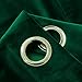 Roslynwood Blackout Velvet Curtains Velvet Energy Efficient Grommet Drapes Dark Green 96 inch Thermal Insulated for Bedroom 2 Panels (W52'' x L96'', Dark Green)