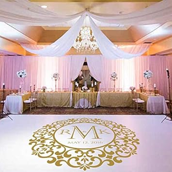 Amazon Com Personalize Name Date Country Wedding Monogram