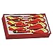Teng Tools 7 Piece 1000 Volt Insulated Flat, PH & PZ Type Screwdriver Set - TTV907N,Silver