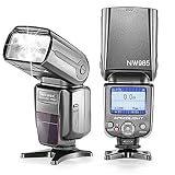 Neewer® NW985C E-TTL Pantalla de 4-Color TFT LCD *Sincronización de alta velocidad* Cámara Flash Speedlite para Canon EOS 700D / 650D T5i / T4i 600D / T3i 1100D / T3 550D / T2i 500D / T1i 100D / 400D SL1 / XTi 450D / 300D XSi / Digital Rebel 20D 30D 60D 5D Mark III 5D Mark II y Canon Cámaras DSLR Todos Otros