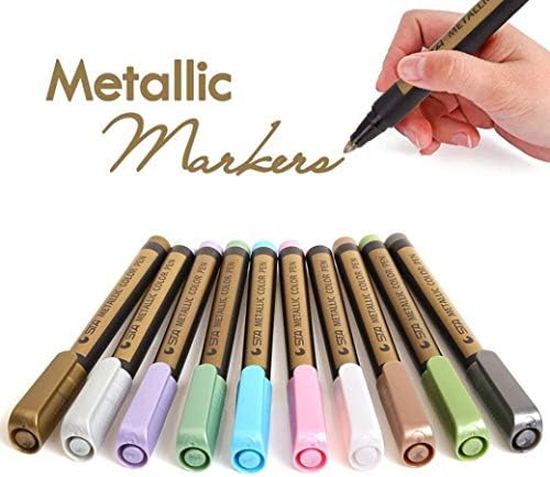 Gallity Women Blouse Clearance! Metallic Marker Pens, 2PC DIY Writing Card Gift Markers Paints Pens Art Glass Paint Making Pen