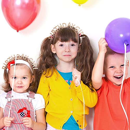 Birthday Girl Sash Crowns Gifts for Women Tiaras Headbands Belt Sweet Girls Princess Hair Band Rhinestone Hair Hoop Tiara (birthday girl)