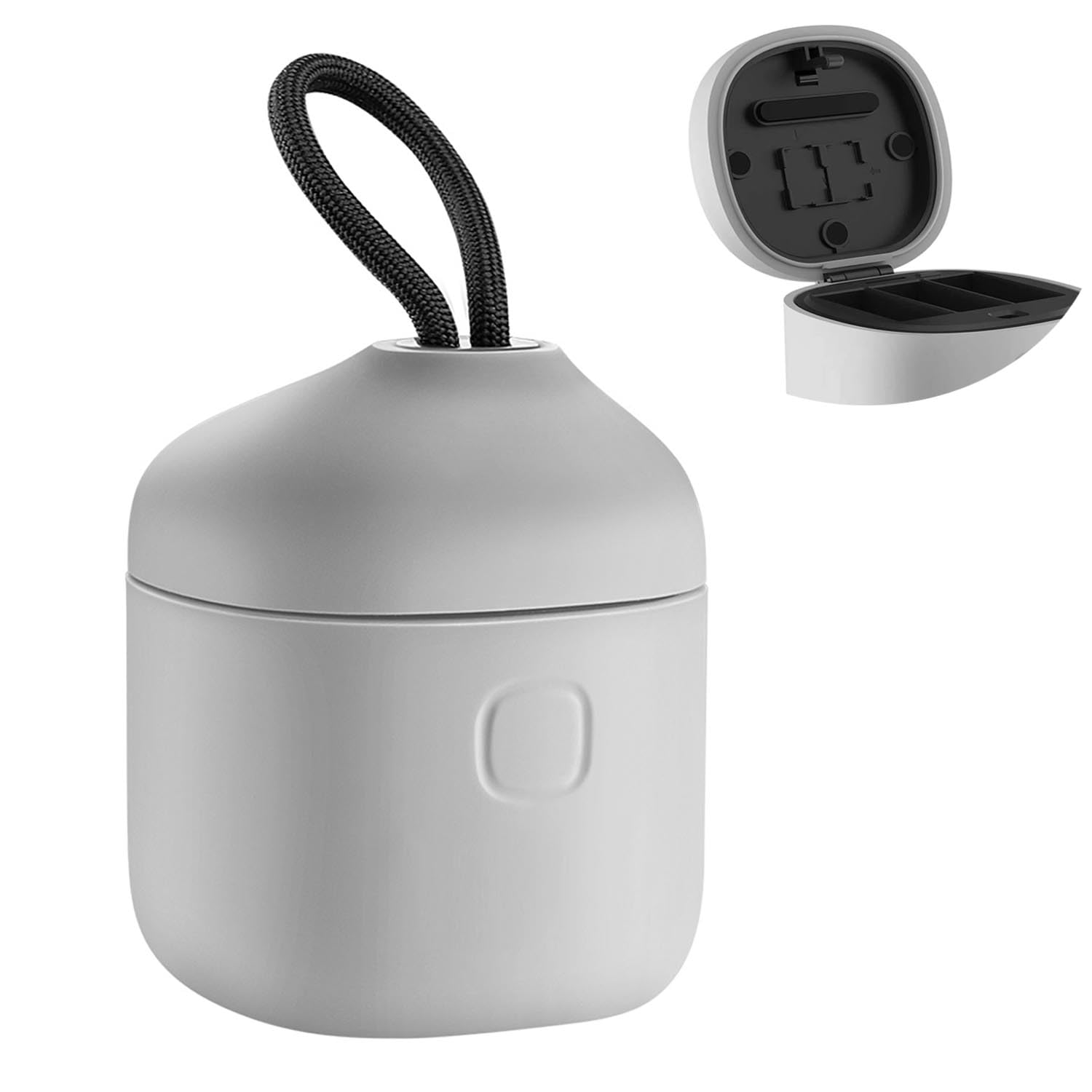 AuyKoo Allin Box Battery charger for Go Pro Hero 12/11/10/9, 3-Channel USB Storage Charger with SD Card reader for Hero 11/10/9 Black