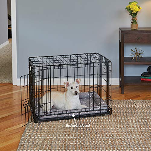 Dog Crate MidWest ICrate 30 Inch Double Door Folding Metal Dog Crate w
