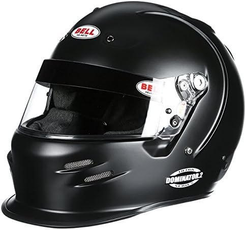 Bell Racing Mens Full Face Helmets Helmet (Dominator 2 SA15) (Matte Black, 7-1/2)