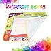 citymama Drawing Mat Doodle Magic mat water Drawing & writing Mat painting board 4 Colors with 3 Magic Drawing Pens and 14 Molds Kids Educational Toy mat Gift for Children Large Size 31.5