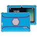 Turpro Kids' Shockproof Silicone Case for Chromo Inc 7 inch, Alldaymall A88X, Dragon Touch Y88X Plus/Y88X, VURU A33, NPOLE 7 Inch Tablet (Light Blue)