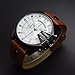 dzcyang CURREN Original Men's Sports Waterproof Calendar Leather Strap Wrist Watch Good Quality 8176 Black Brown