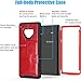 Galaxy Note 9 Case with Card Holders,SXTech (Leather Cover Series) Slim Yet Protective with Kickstand.Built-in Magnetic Backing Wallet Cases Fit for Samsung Galaxy Note 9 (2018) 6.4 Inch Cover-Red