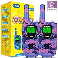 E-WOR Walkie Talkies for Kids, 2019 Best Gift Top Toys for 3-12 Years Old Boys Girls, Kids Walkie Talkies for Kids