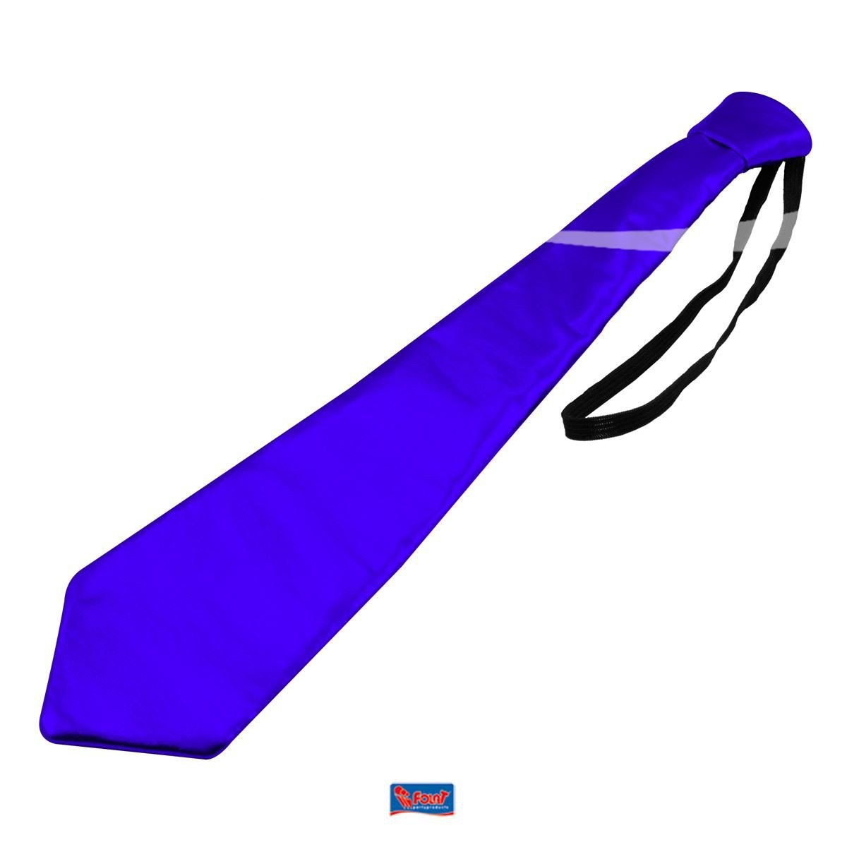 Metallic Coloured Tie - Blue