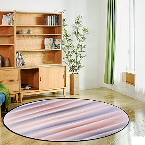 Printing Round Rug,Modern Art Home Decor,Hazy Gradient Digital Pale Layout New Counter Culture Art Print Mat Non-Slip Soft Entrance Mat Door Floor Rug Area Rug For Chair Living Room,Brown Tan Grey - Thumbnail 2