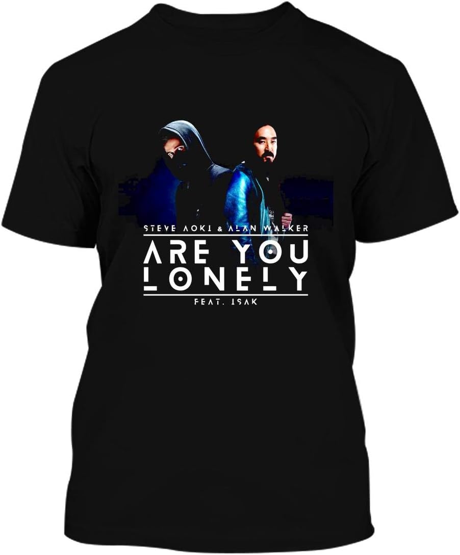 Steve Aoki & Alan Walker feat. ISÁK - are You Lonely 68 T Shirt | Hoodie (1) Black