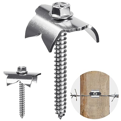 Dolibest 200pcs Stainless Fence Nails for Softwoods, 2 Inch Reusable