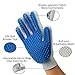 MUDEELA Pet Hair Remover Glove, Magic Pet Grooming Glove Brush, Efficient Deshedding Mitt for Dogs Cats Horses, Long and Short Fur