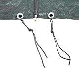 RAM ONLINE Heavy Duty Waterproof 3 Seater Hammock Cover with Zip 215cm Green view 7