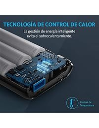 Anker PowerCore Speed 10000 QC con PowerIQ, paquete de cargador portátil con Qualcomm Quick Charge 3.0, 10000 mAh, para Samsung, iPhone, iPad y otros