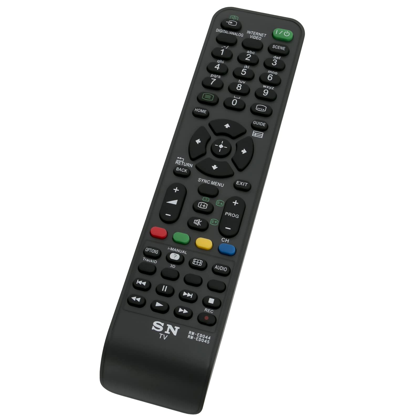 2IN1 RM-ED044 RM-ED045 Replacement Remote Control Fit for Sony TV KDL-40EX721 KDL-40EX724 KDL-46EX720 KDL-40HX720 KDL-46HX720 KDL-37EX725 KDL-37EX720 KDL-40EX720 KDL-40EX723 KDL-40EX725