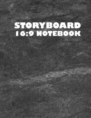 Storyboard Book: Large Print 16:9, 4 panel withs Narration Lines 120 pages , (1:1.78) US Digital Television , The Industry Standard for Storyboard ... Storyboard Notebook (Storyboard Template)