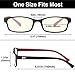 GAMMA RAY OPTICS Blue Light Blocking Reading Glasses 1.00