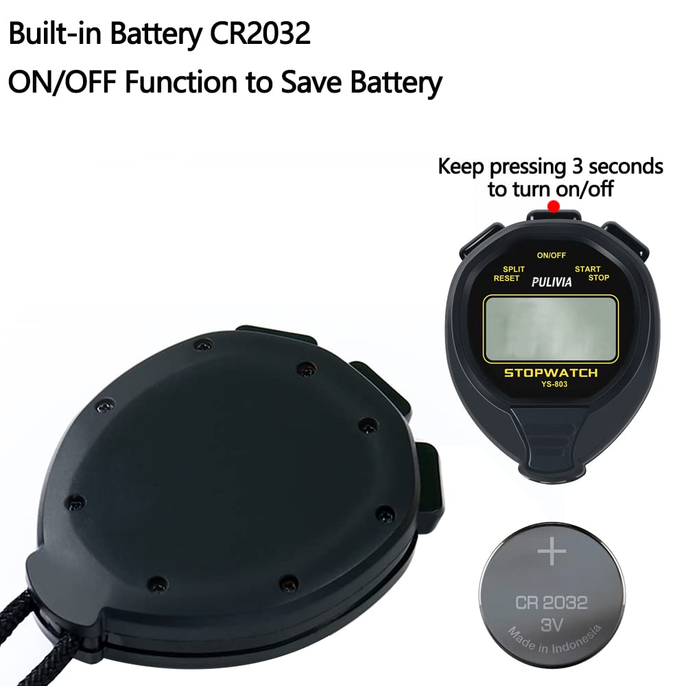 Mua PULIVIA Waterproof Stopwatch Timer Only Stopwatch with ON/Off ...