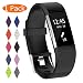 KingAcc Compatible Fitbit Charge 2 Bands, Soft Silicone Replacement Band for Fitbit Charge 2, with Metal Buckle Fitness Wristband Sport Strap Women Men (1-Pack, Black, Large) primary