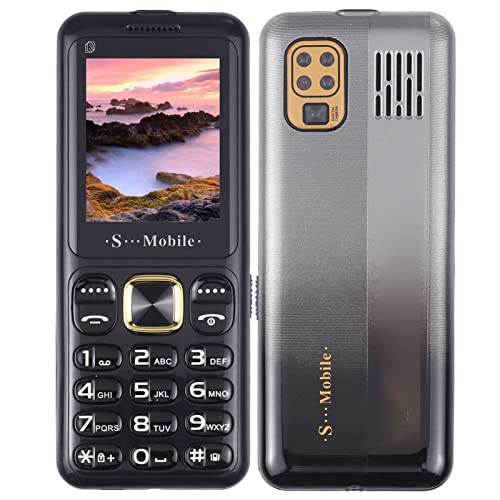 2G Unlocked Senior Cell Phone, Easy to Use Big Simple Mobile Phone with 3 Card 3 Standby, SOS, 2.2
