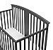 Storkcraft Greyson 4-in-1 Convertible Crib Gray