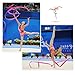 SunbowStar Gymnastic Ribbon 4M GYM Dance Rythemic Twirling Exercise Art Rod Stick 10 Colours