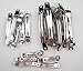 ALL in ONE DIY Hair Clip Kit: 15pcs Assorted Size French Style Barrette Hair Clip 40mm 60mm 80mm