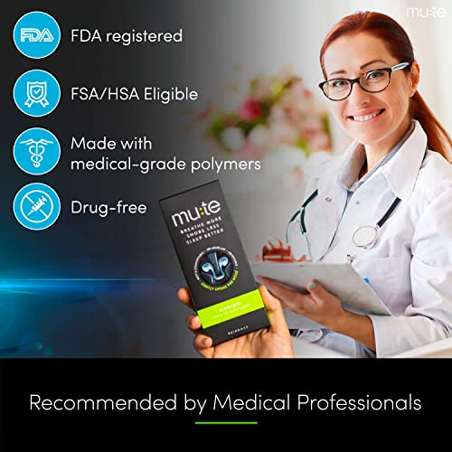 Rhinomed Mute Nasal Dilator for Snore Reduction AntiSnoring Aid Solution Improve Airflow